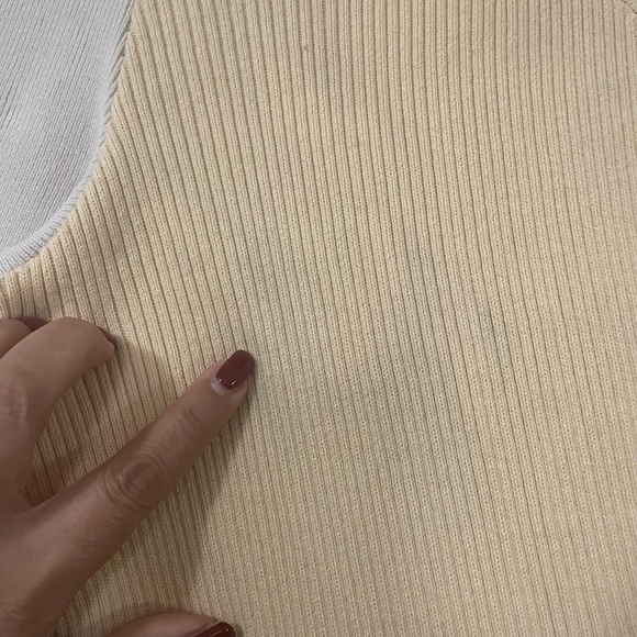 Patchwork up-cycled knit elastic waist full leg pants. All fabrics very soft. - Picture 8 of 16